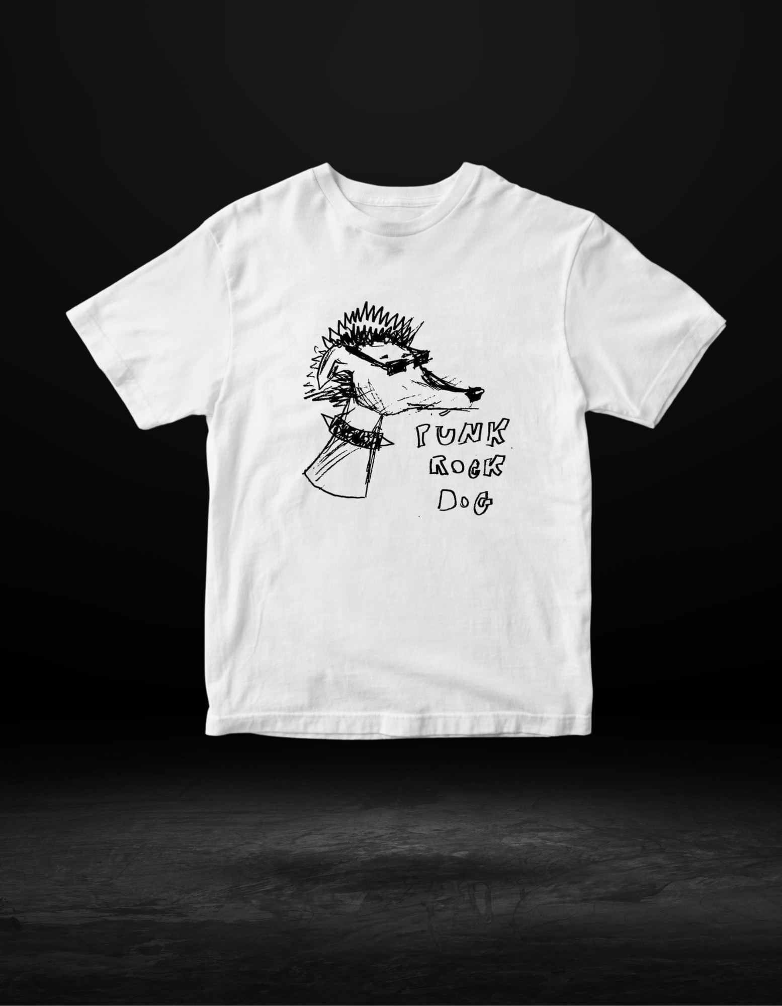 Punk Rock Dog Tişört