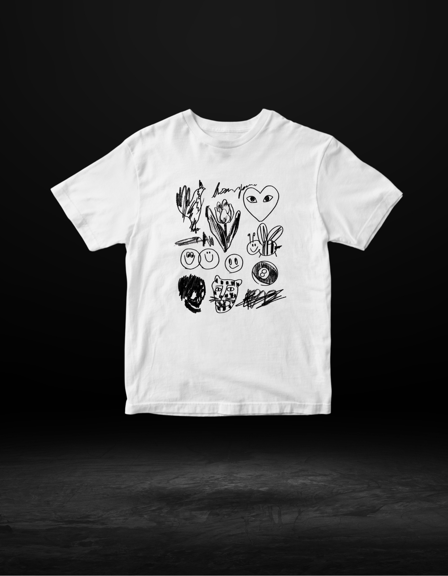 Kaotik Karalama Streetwear Tişört