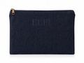 Kişiselleştirilebilir Nakış İşlemeli Clutch Çanta-Mavi
